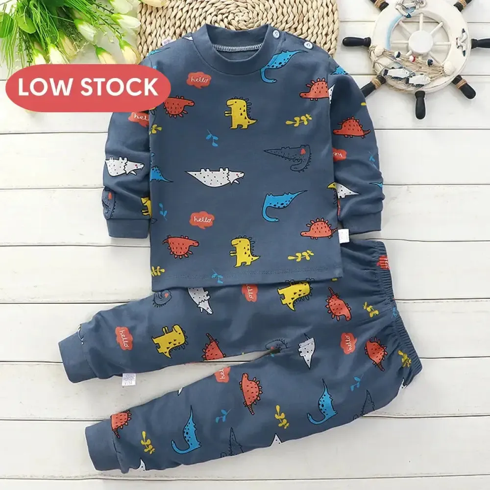 Two Piece Cotton Pajamas multivariant