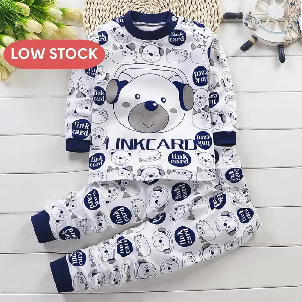 Two Piece Cotton Pajamas multivariant