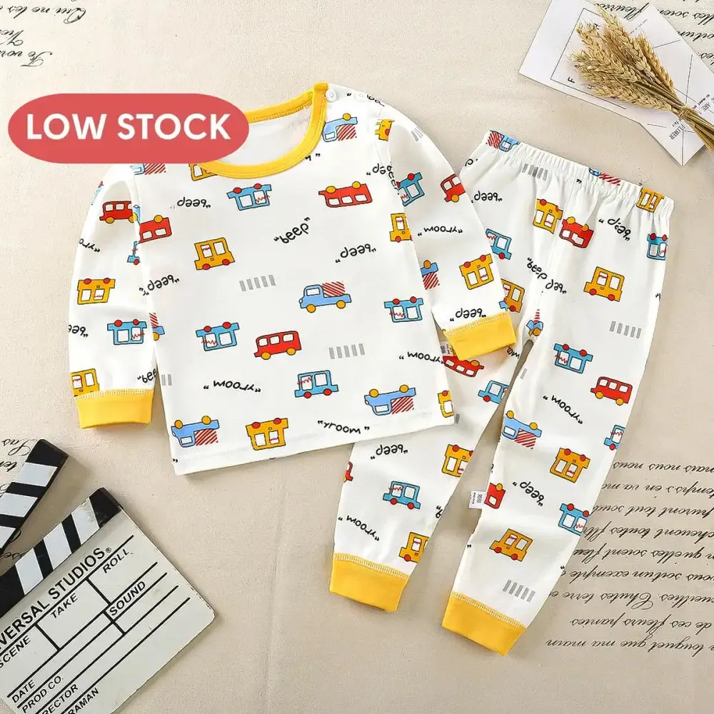 Two Piece Cotton Pajamas multivariant
