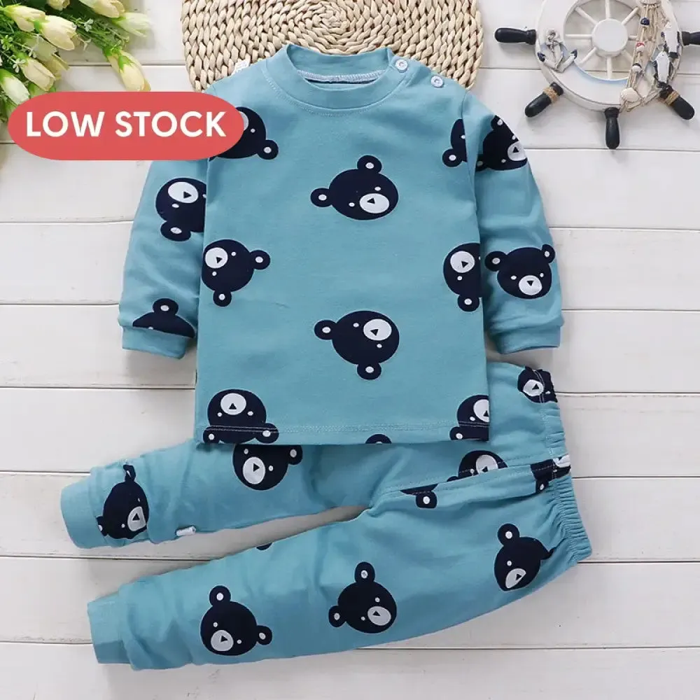 Two Piece Cotton Pajamas multivariant