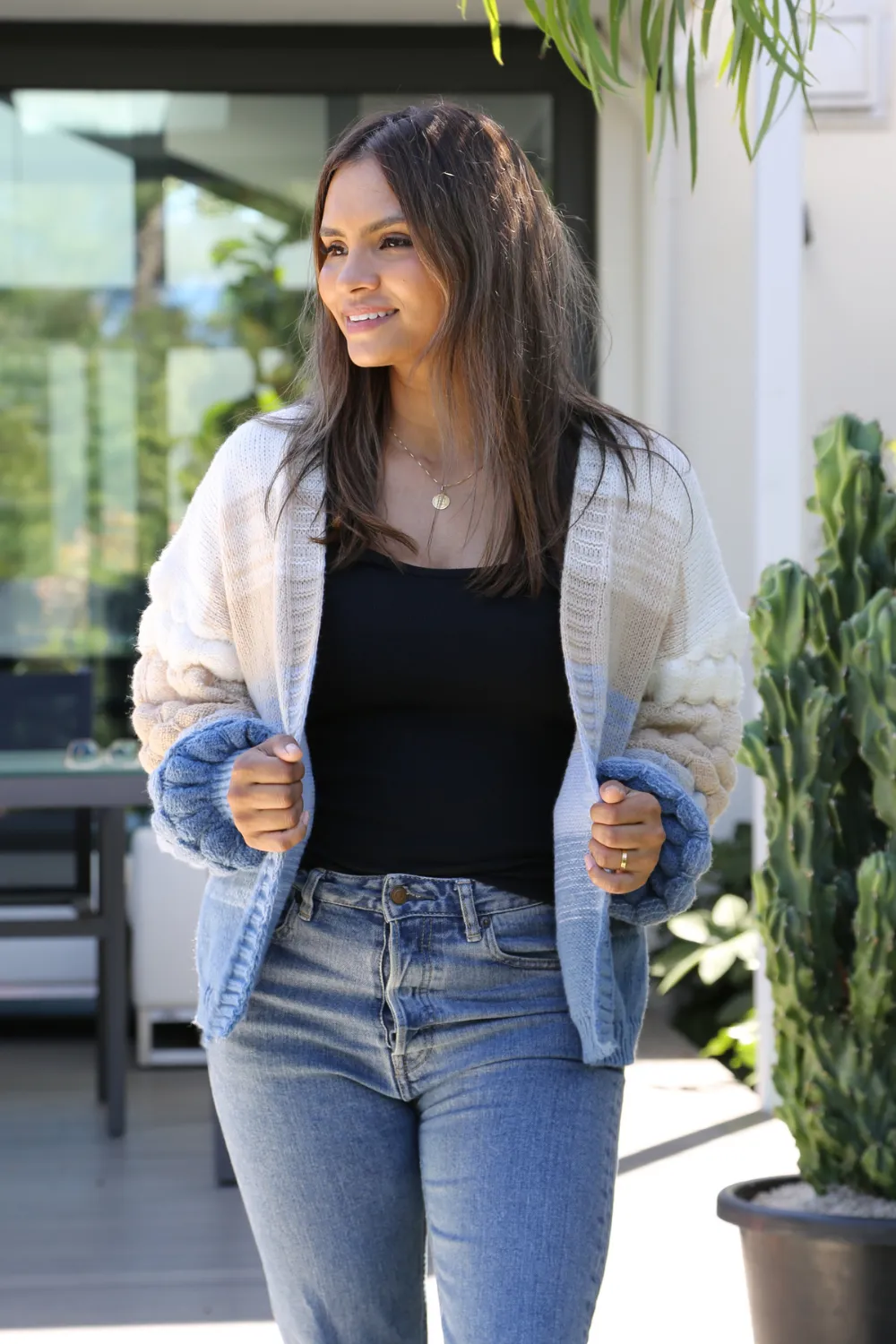 VITORIA Ombre Chunky Knit Cardigan