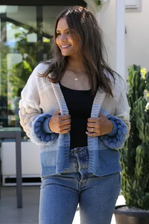 VITORIA Ombre Chunky Knit Cardigan