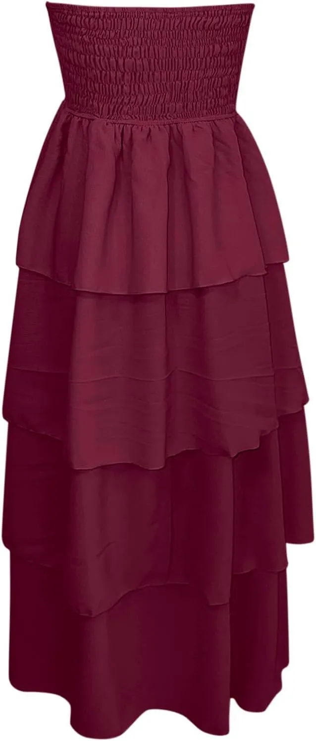 Women's Sexy Tank Top Maxi Long Dress Casual Sleeveless Summer Beach Dress