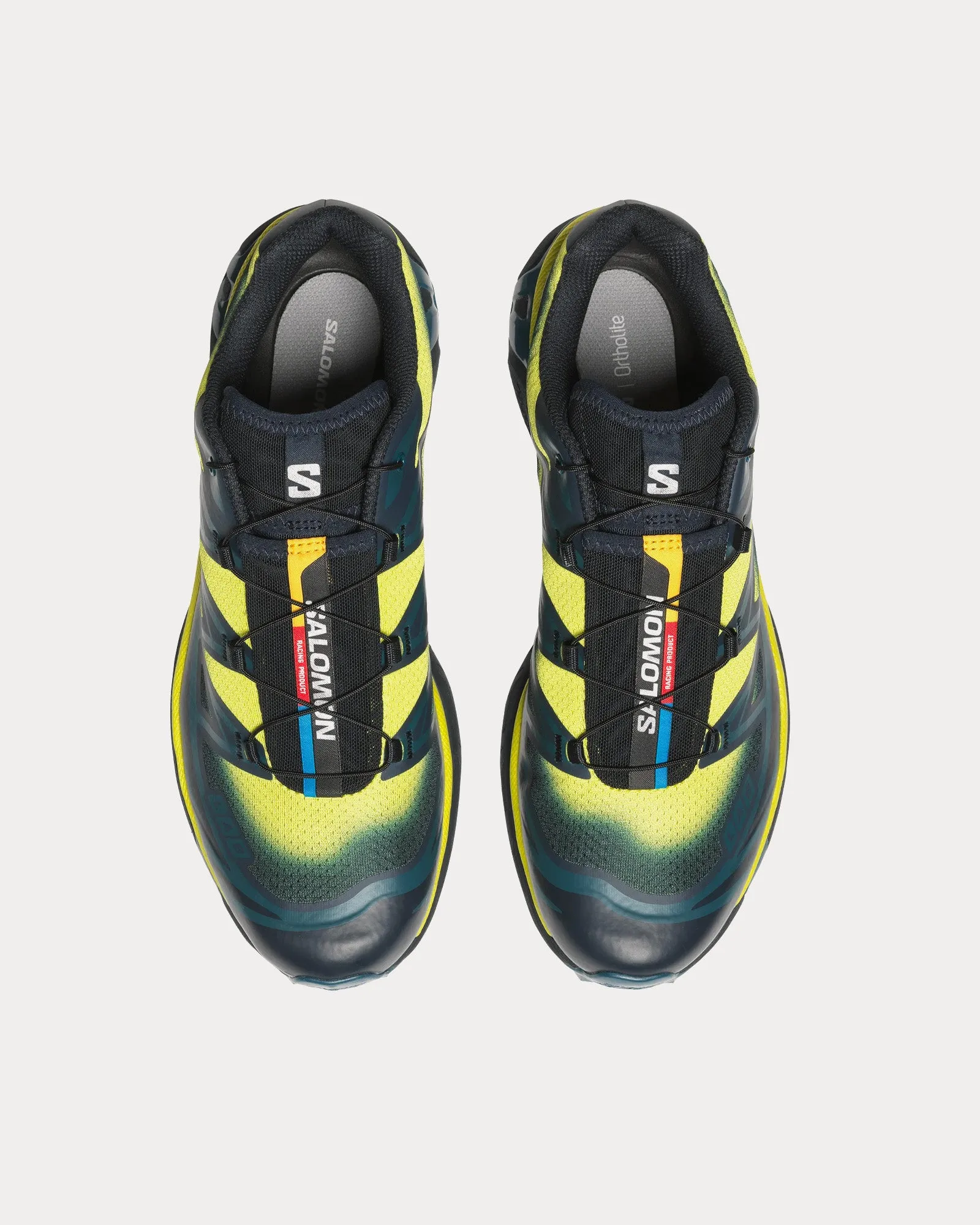 XT-6 Skyline Carbon / Sunny Lime / Sulphur Spring Low Top Sneakers