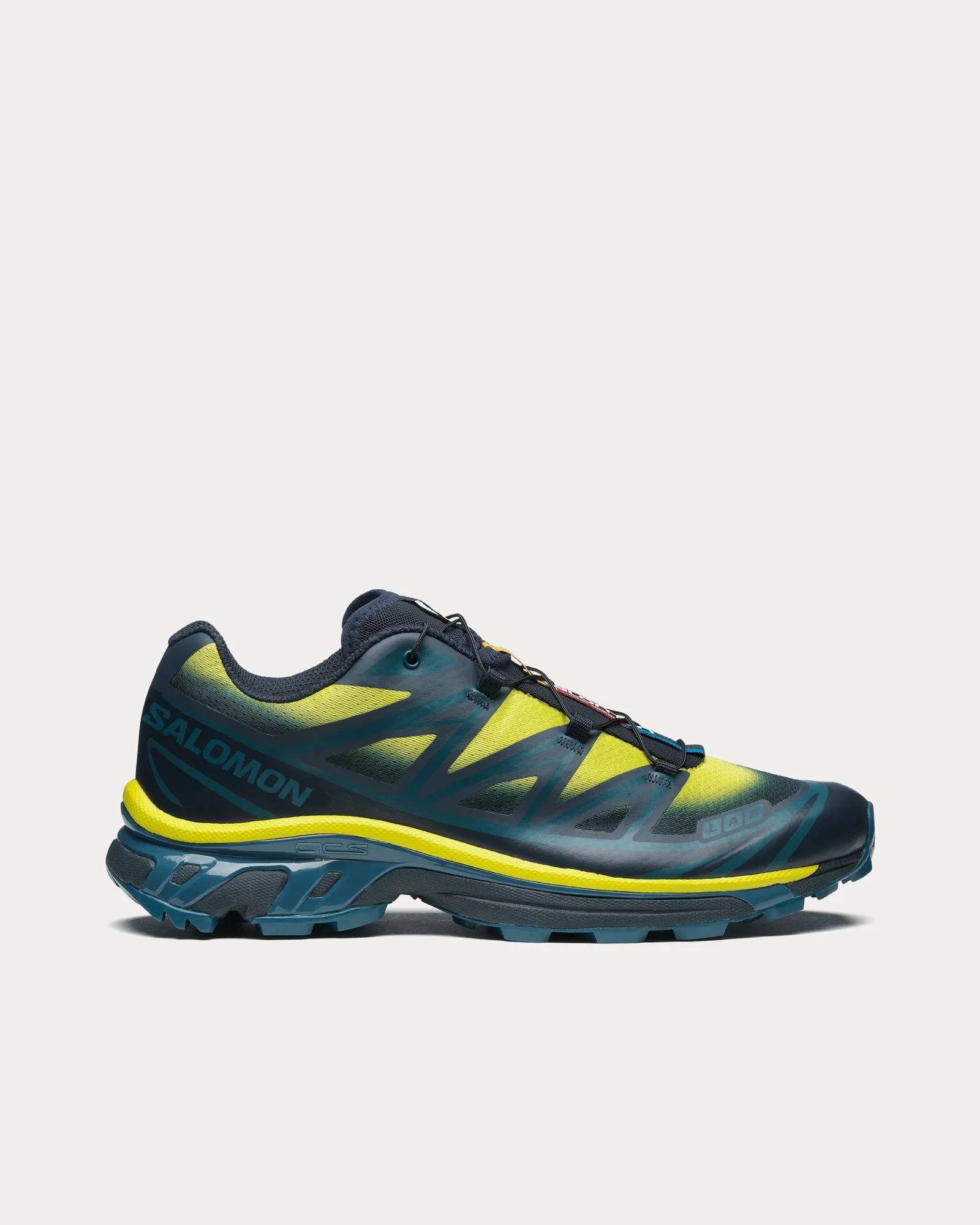 XT-6 Skyline Carbon / Sunny Lime / Sulphur Spring Low Top Sneakers